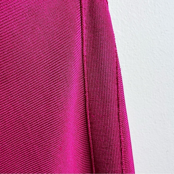 House of CB Hot Pink One Shoulder Bandage Dress Size Large - Picture 11 of 16